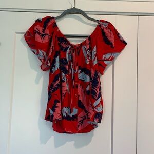 Express Red Short Sleeve